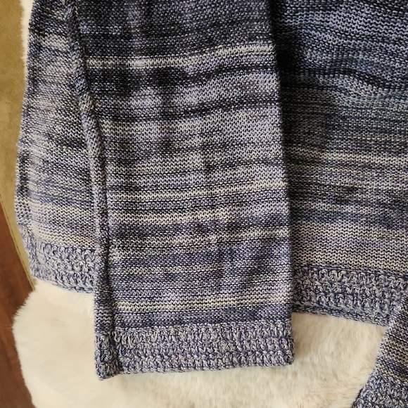 NWT NIC+ZOE Women's V-Neck Sweater in Blue Gradient-Size XL - Picture 3 of 4